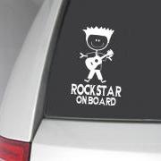 Rockstar on Board car decal - UK seller